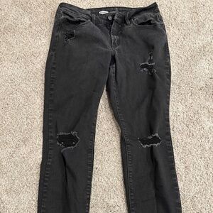 Women's Old Navy Skinny Pop Jeans - Black